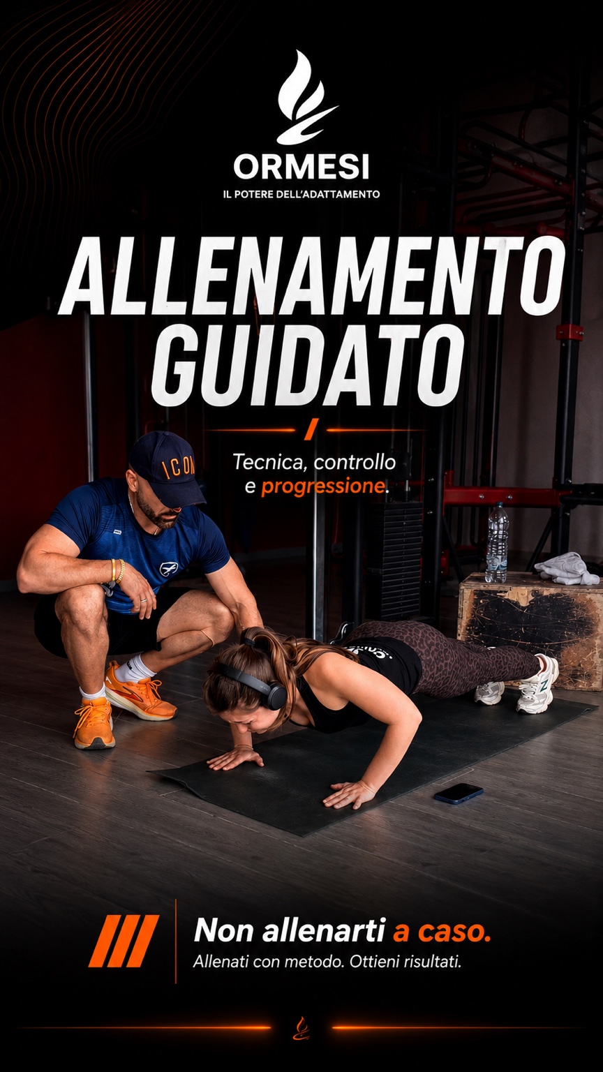 Allenamento guidato Metodo Ormesi